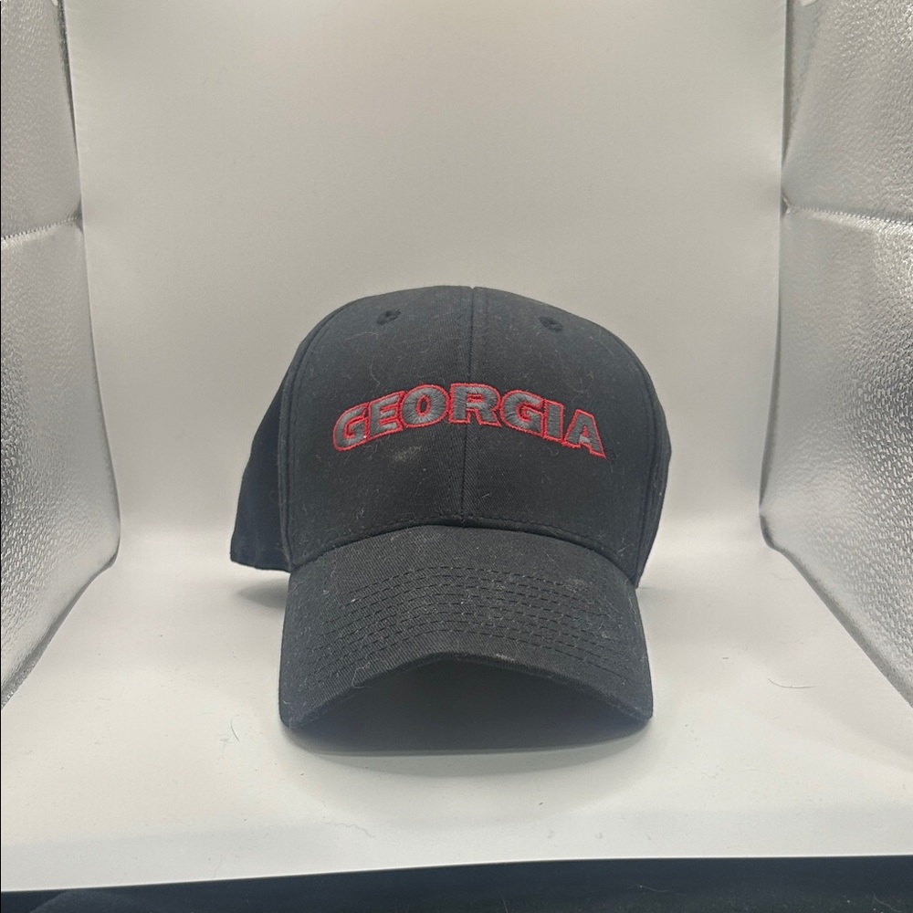 Georgia Black and Red Cap